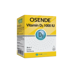 Osende Vitamin D3 1000 IU Damla 20 ml - Tab
