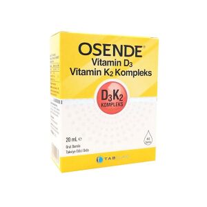 Osende Vitamin D3 K2 Complex Damla 20 ml - Tab