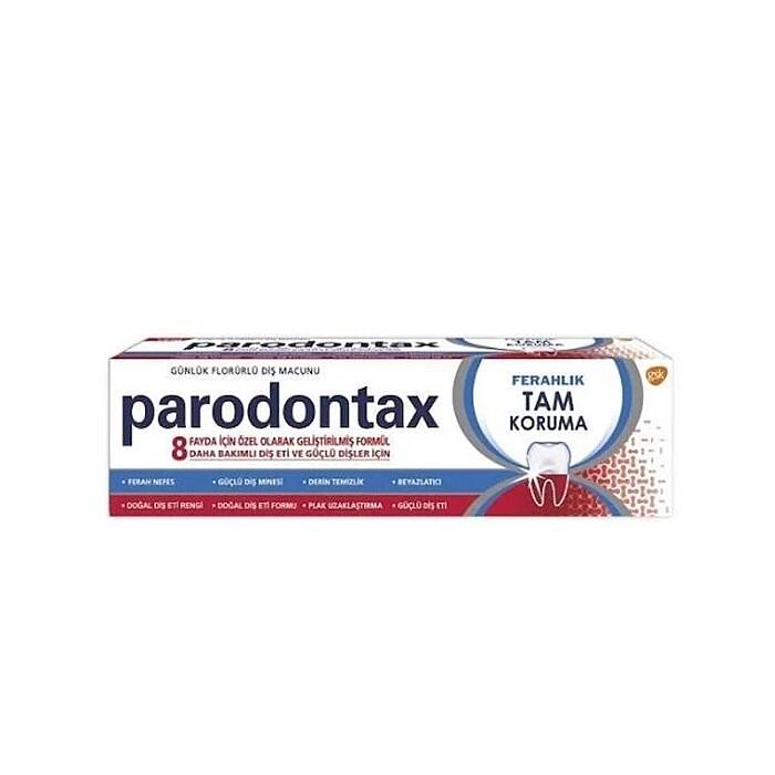 Parodontax Tam Koruma Ferahlık Florürlü Diş Macunu 75 ml - 1