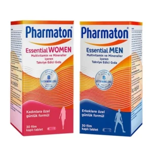 Pharmaton Essential Women 30 Tablet + Pharmaton Essential Men 30 Tablet - Pharmaton