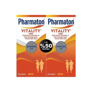 Pharmaton Vitality 30 Tablet - 2.si %50 İndirimli - Pharmaton