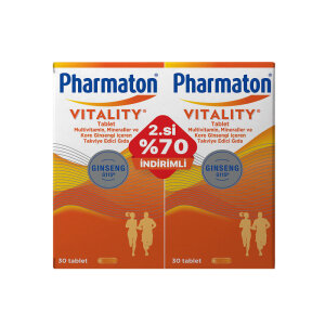 Pharmaton Vitality 30 Tablet - 2.si %70 İndirimli - Pharmaton