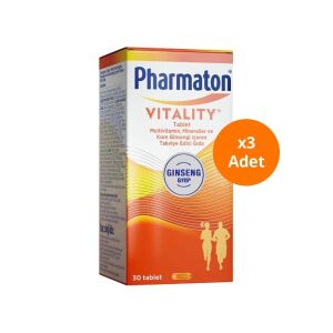 Pharmaton Vitality 30 Tablet x3 Adet - Pharmaton