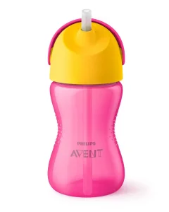 Philips Avent Desenli Pipetli Bardak 300 ml - Pembe - 2