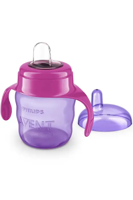 Philips Avent Eğitici Damlatmaz Bardak 6 Ay+ 200 ml (Mor) - 3