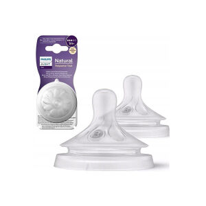 Philips Avent Natural Response Doğal Tepkili Biberon Emziği 3 Numara 1 Ay+ 2'li - Philips Avent