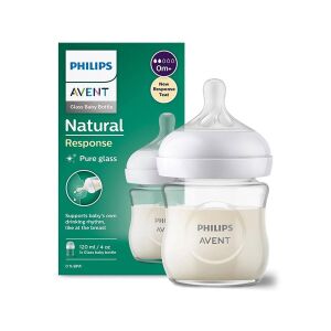 Philips Avent Natural Response Doğal Tepkili Cam Biberon 0 Ay+ 120 ml - Philips Avent