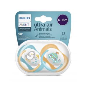 Philips Avent Ultra Air Animals Emzik 6-18 Ay 2'li (Hayvan Desenli) - Philips Avent