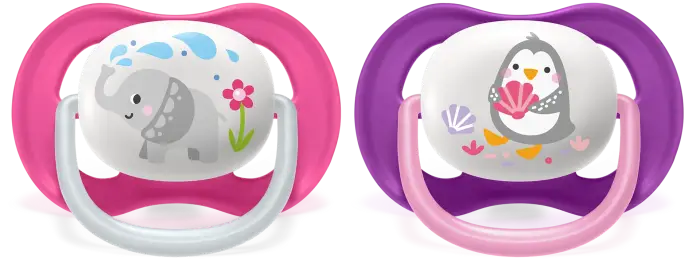 Philips Avent Ultra Air Emzik 6-18 Ay 2'li (Pembe ve Mor Desenli) - 5