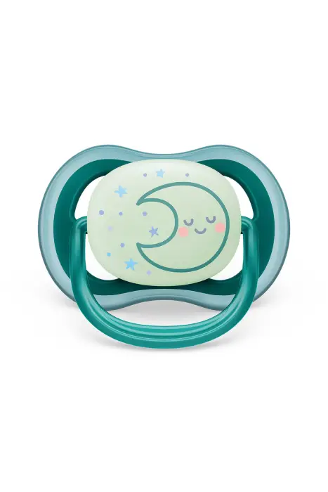 Philips Avent Ultra Air Nighttime Gece Emziği 6-18 Ay 2'li (Mavi ve Yeşil Desenli) - 3