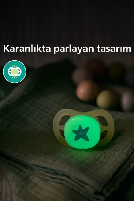 Philips Avent Ultra Start Nighttime Emzik 0-2 Ay 2'li (Şeffaf) - 3