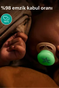 Philips Avent Ultra Start Nighttime Emzik 0-2 Ay 2'li (Şeffaf) - 4