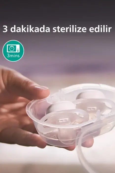 Philips Avent Ultra Start Nighttime Emzik 0-2 Ay 2'li (Şeffaf) - 5