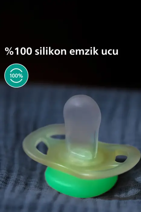 Philips Avent Ultra Start Nighttime Emzik 0-2 Ay 2'li (Şeffaf) - 6