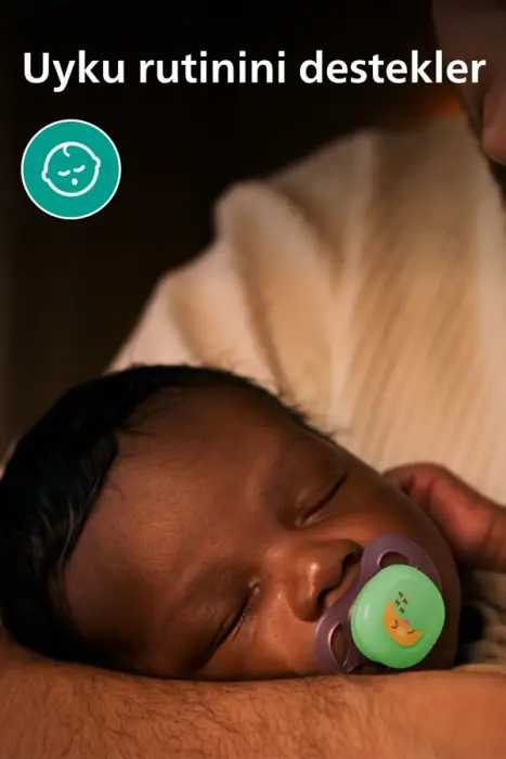 Philips Avent Ultra Start Nighttime Emzik 0-2 Ay 2'li (Şeffaf) - 8