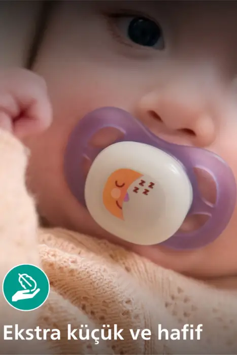 Philips Avent Ultra Start Nighttime Emzik 0-2 Ay 2'li (Şeffaf) - 9