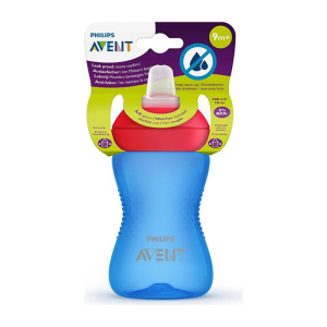 Philips Avent Yumuşak Uçlu Bardak 9 Ay+ 300 ml (Mavi) - Philips Avent
