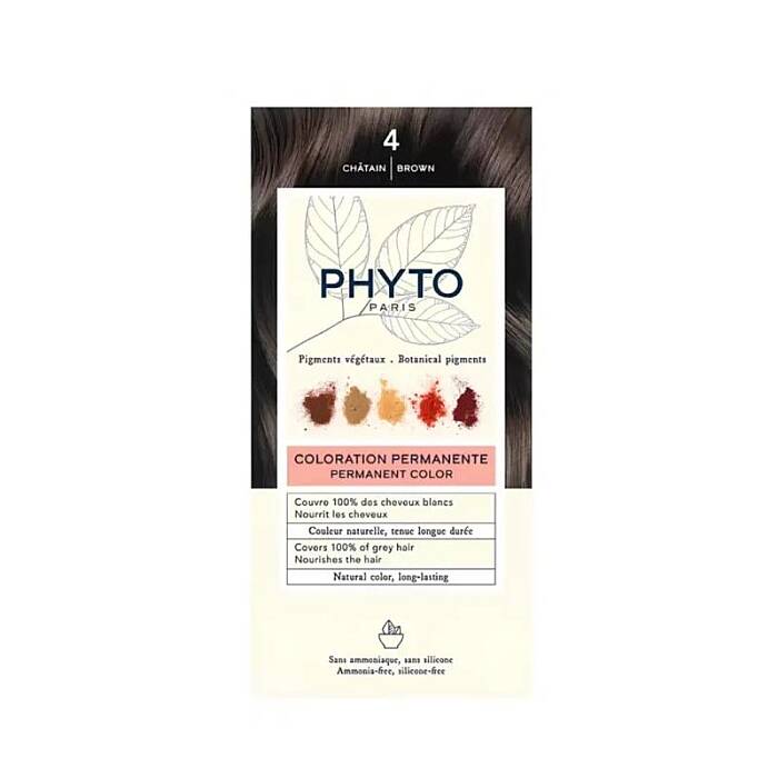 Phyto Phytocolor Bitkisel Saç Boyası 4 - Kestane - 1