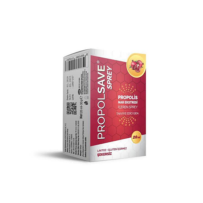 Propolsave Propolis Nar Ekstresi İçeren Sprey 20 ml - 1