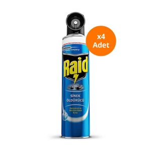 Raid Sinek Öldürücü Sprey 300 ml x 4 Adet - Raid