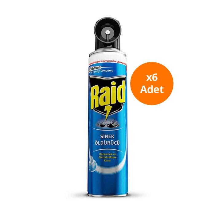 Raid Sinek Öldürücü Sprey 300 ml x6 Adet - 1