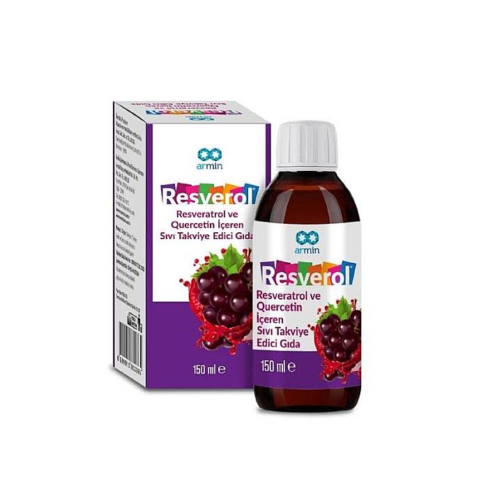 Resverol Resveratrol Ve Quercetin İçeren Sıvı Takviye Edici Gıda 150 ml - 1