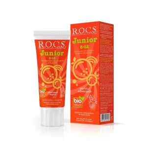 Rocs Junior 6-12 Yaş Meyveli Gökkuşağı Diş Macunu 60 ml - Rocs
