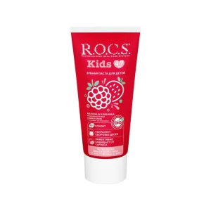 Rocs Kids 4-7 Yaş Ahududu&Çilek Diş Macunu 35 ml - 2