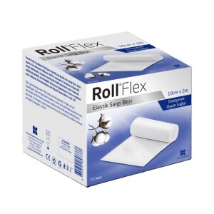 Roll Flex Elastik Sargı Bezi 10 cm x 2 m - Roll