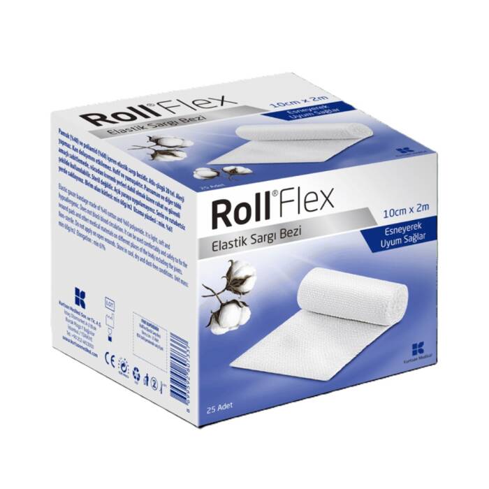Roll Flex Elastik Sargı Bezi 10 cm x 2 m - 1