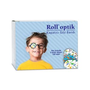 Roll Optik Kapatıcı Göz Bandı Erkek 100 Adet - Roll