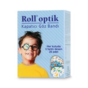 Roll Optik Kapatıcı Göz Bandı Erkek 20 Adet - Roll