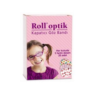 Roll Optik Kapatıcı Göz Bandı Kız 20 Adet - Roll