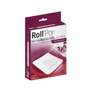 Roll Por Steril Yapışkanlı Yara Pedi 10 x 10 cm 10'lu - Roll