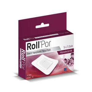 Roll Por Steril Yapışkanlı Yara Pedi 5 x 7,2 cm 10'lu - Roll