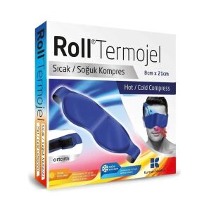 Roll Termojel Göz İçin Sıcak Soğuk Kompres Jel 8 x 21 cm - Roll