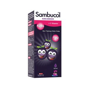 Sambucol Kids Kara Mürver ve C Vitamini İçeren Likit Takviye Edici Gıda 120 ml - Sambucol