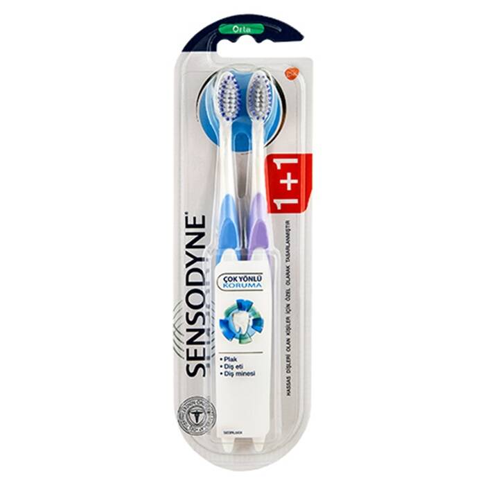 Sensodyne Çok Yönlü Koruma Diş Fırçası Orta 1+1 - 1