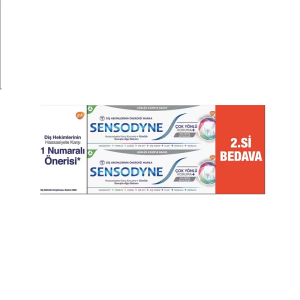 Sensodyne Çok Yönlü Koruma + Gelişmiş Beyazlık 50 ml 2'li Paket - Sensodyne