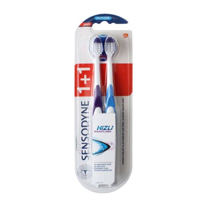 Sensodyne Hızlı Rahatlama Yumuşak Diş Fırçası 1+1 - 1
