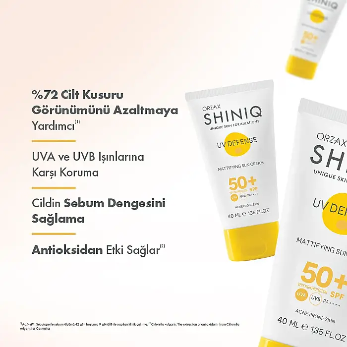 Shiniq Akne Karşıtı Güneş Koruyucu SPF50+ 40 ml - 3