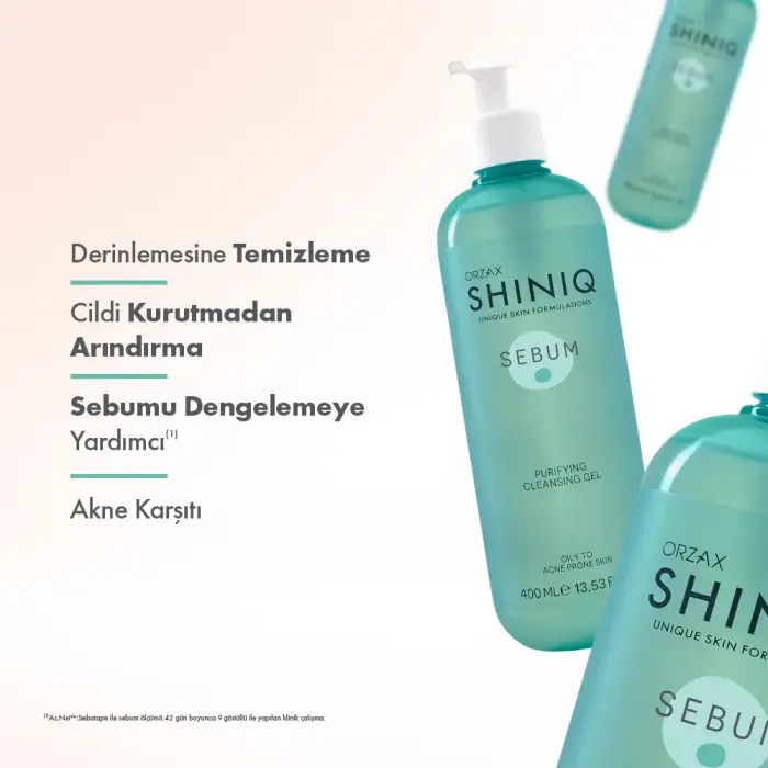 Shiniq Akne Karşıtı Matlaştırıcı Temizleme Jeli 400 ml - 4