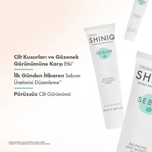 Shiniq Akne Karşıtı Sebum Dengeleyici Bakım Kremi 40 ml - 3