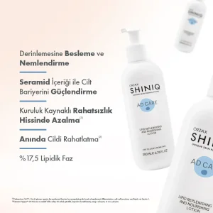 Shiniq Atopiye Eğilimli Ciltler İçin Nemlendirici Losyon 200 ml - 3