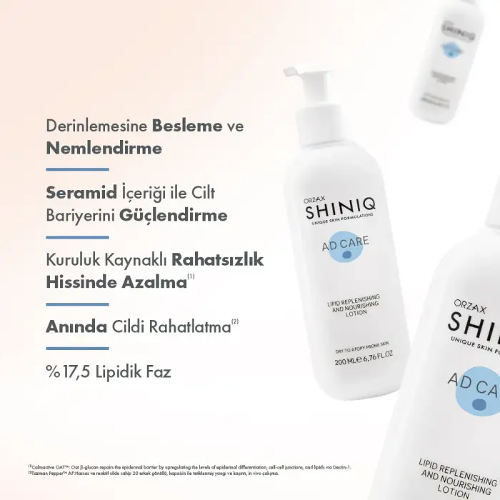 Shiniq Atopiye Eğilimli Ciltler İçin Nemlendirici Losyon 200 ml - 3