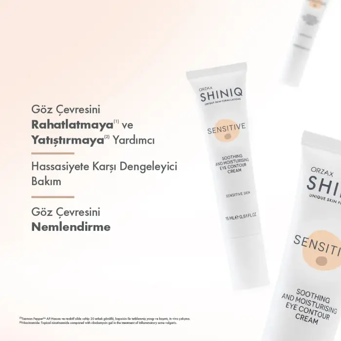 Shiniq Hassas Ciltler İçin Göz Çevresi Bakım Kremi 15 ml - 3