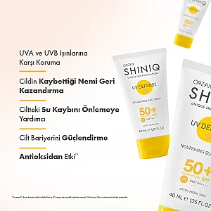 Shiniq Kuru ve Çok Kuru Ciltler İçin Güneş Koruyucu SPF50+ 40 ml - 3