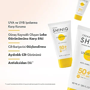Shiniq Leke Karşıtı Güneş Koruyucu SPF50+ 40 ml - 4