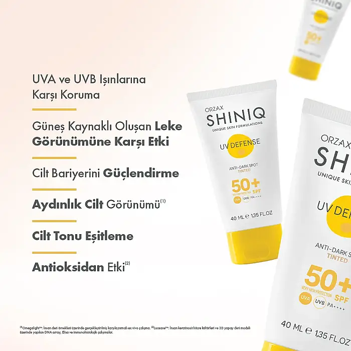 Shiniq Leke Karşıtı Renkli Güneş Koruyucu SPF50+ 40 ml - 3