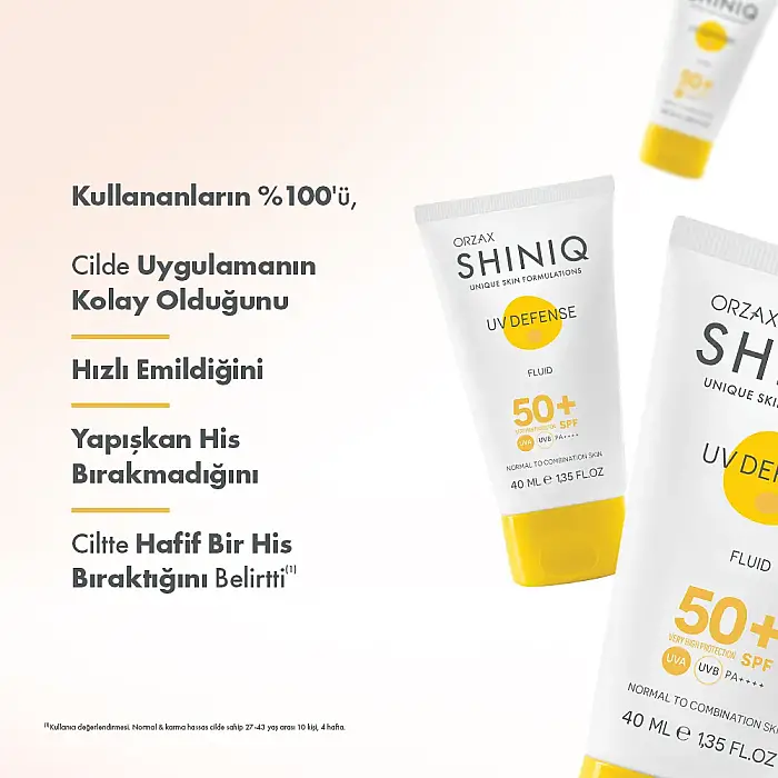 Shiniq Normal ve Karma Ciltler İçin Güneş Koruyucu SPF50+ 40 ml - 3